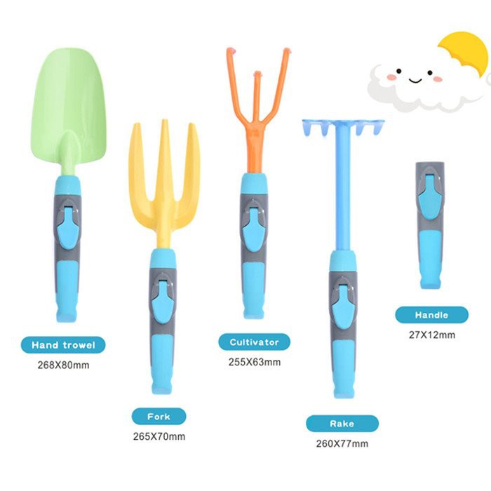 kid garden tool set