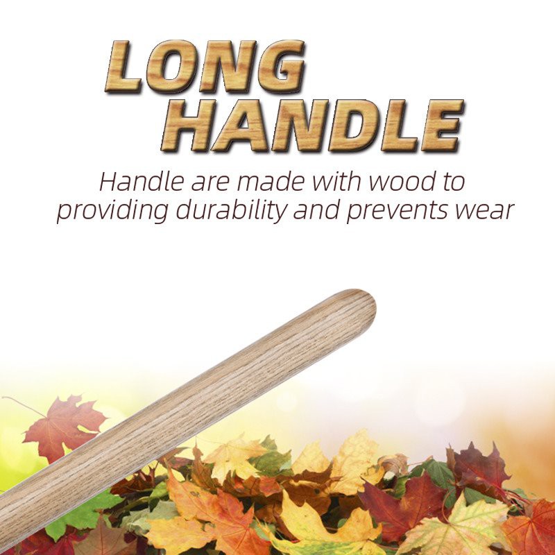 Hard Wood Garden leaf rake plastic Hard Wood Garden leaf rake plastic