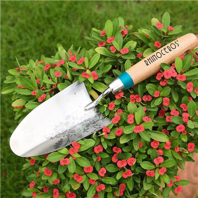 stainless steel gardening trowel set